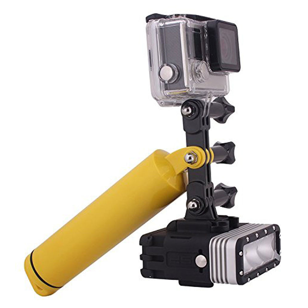 G411 For GoPro Action Camera Double-head Bracket Fill Light Camera Connection Bracket G411 For GoPro Action Camera Double-head Bracket Fill Light Camera Connection Bracket